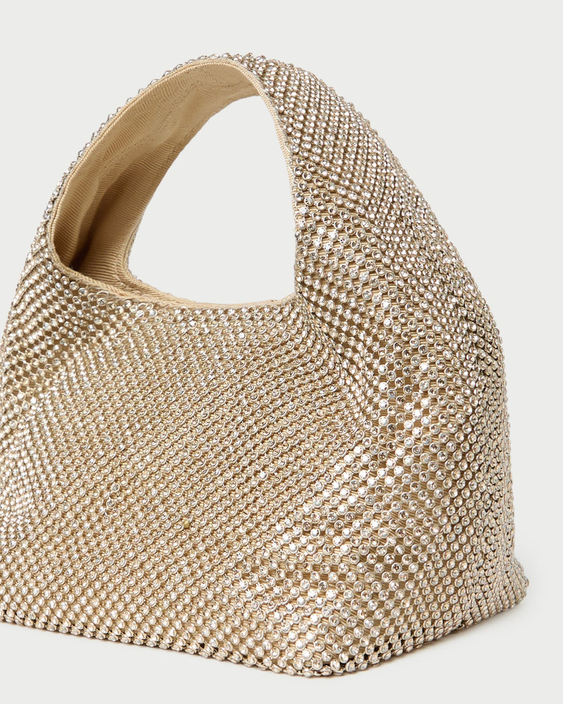 Kenzie Gold Diamanté Mini Bag 3