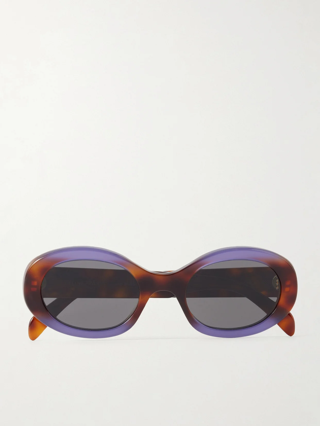Triomphe Oval-frame Acetate Sunglasses - 1