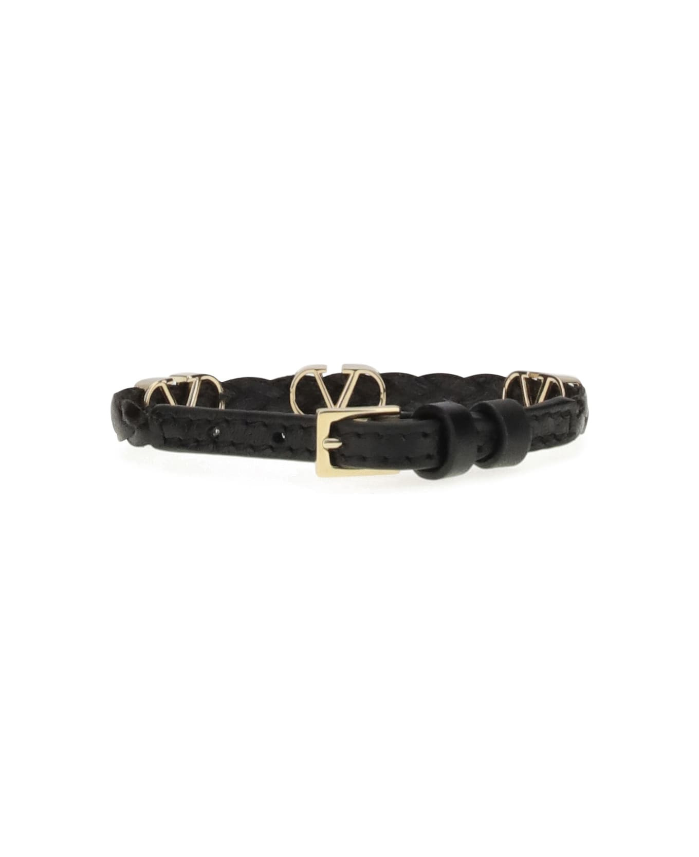 Leather Vlogo Bracelet - 2