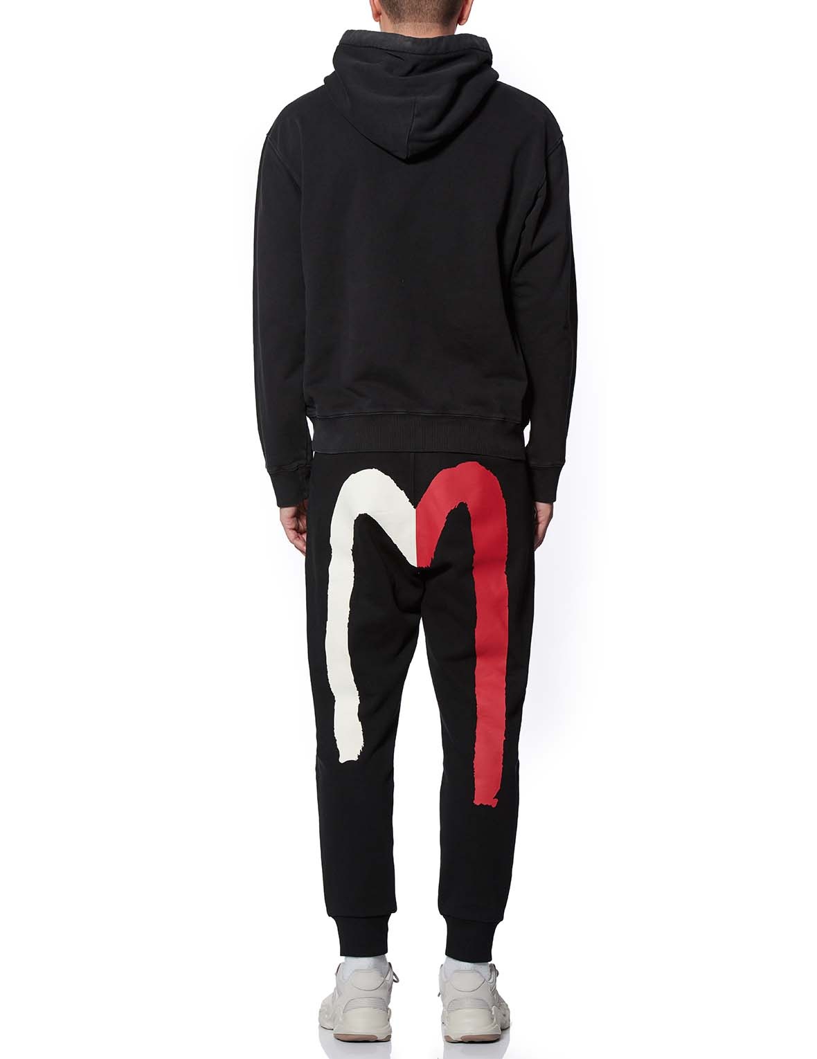 PIGMENT DYED HOODIE WITH KAMON PRINT - 2