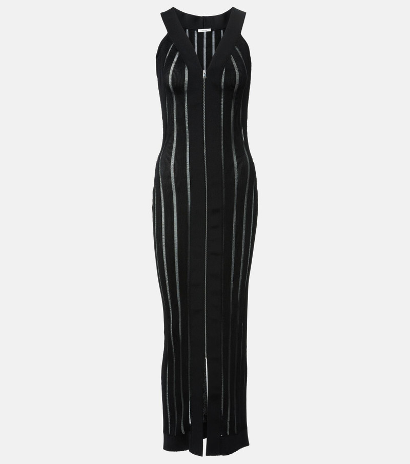 Ribbed-knit maxi dress - 1