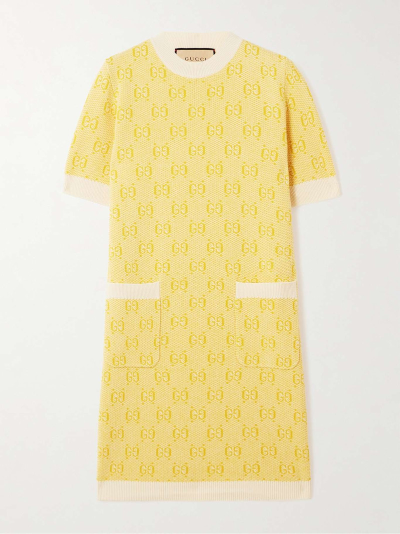 Wool-jacquard mini dress - 1