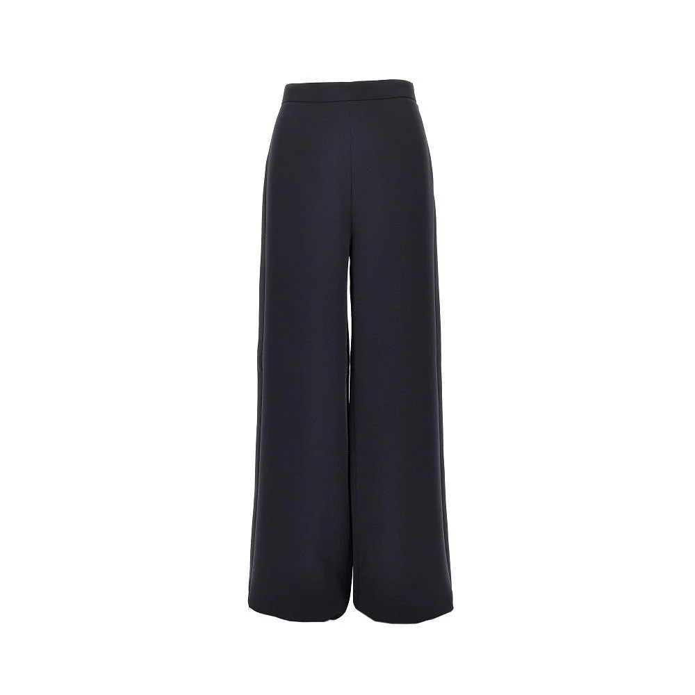 Max Mara Cady Wide-leg Pants Blue Women - 1