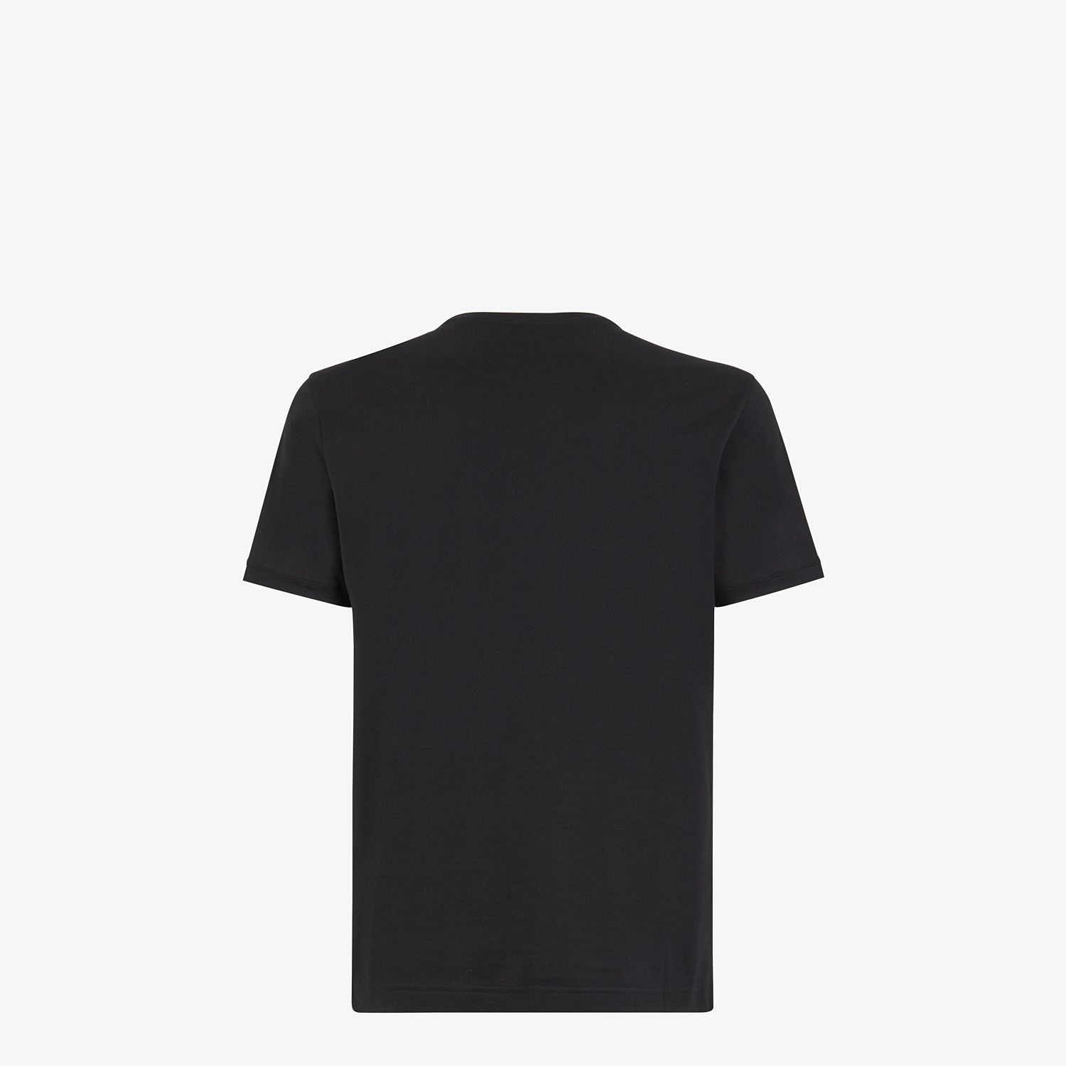 Black cotton T-shirt - 2