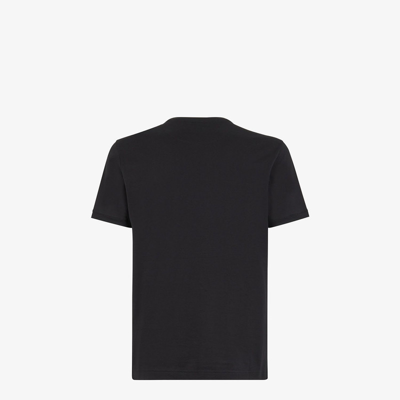 FENDI Black cotton T-shirt outlook