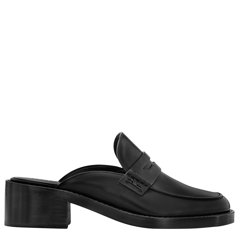 Epure Timeless Mules Black - Leather 1