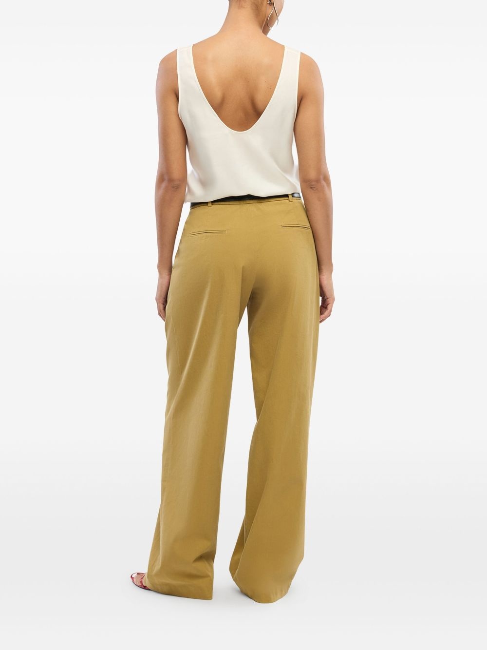pleat-detailing trousers - 4