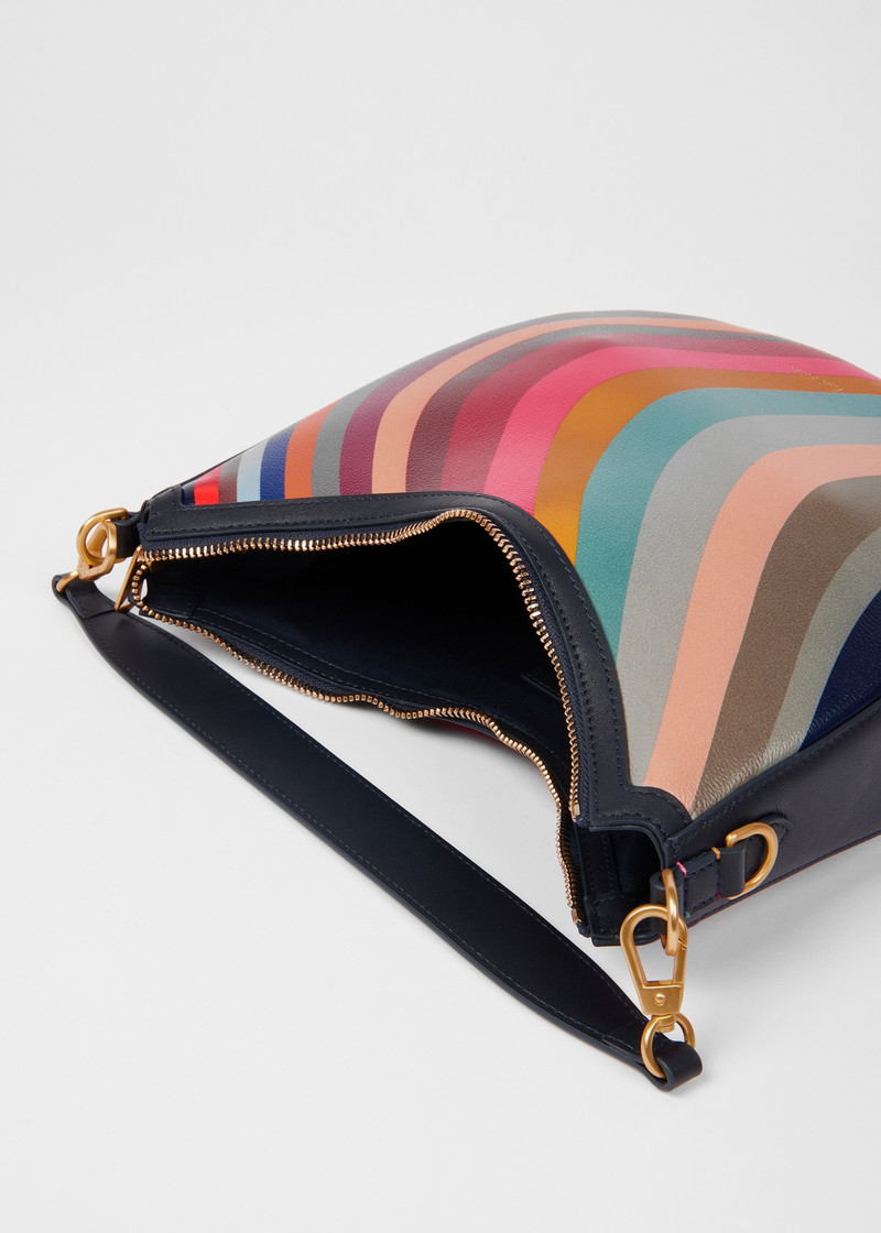 Women's 'Swirl' Leather Mini Hobo Bag 5