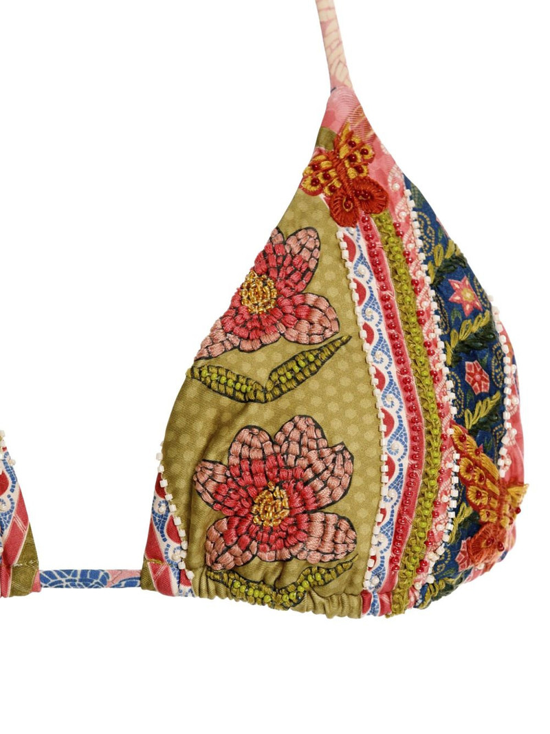 Agua by Agua Bendita Lolita fiore bikini top outlook