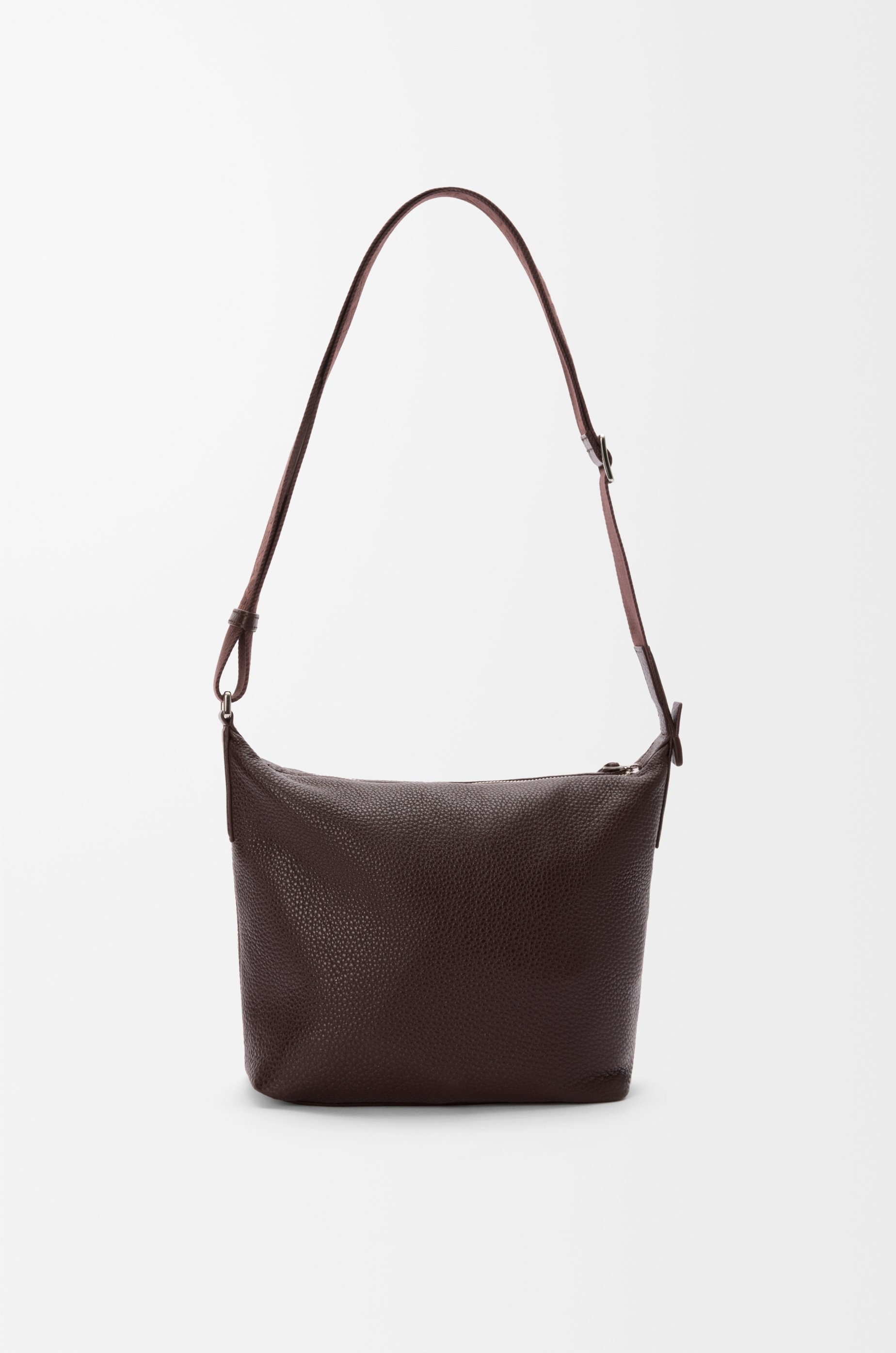 Small Cubi crossbody bag in supple grained calfskin - 4