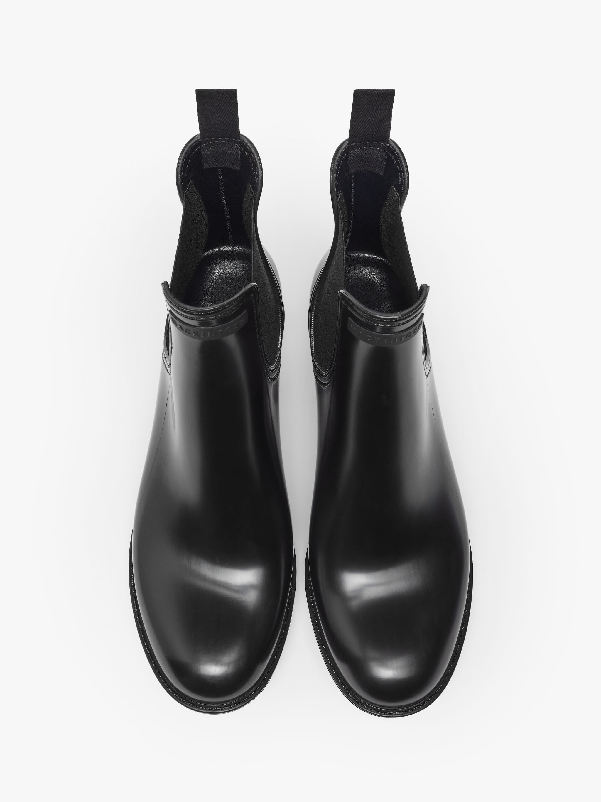 TRINITY BLACK CHELSEA RAIN BOOTS | LB-1003 - 3