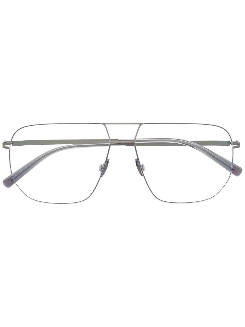 Hiroto aviator-frame glasses - 1