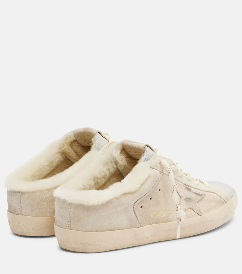 Golden Goose Super-Star shearling-lined suede sneakers outlook