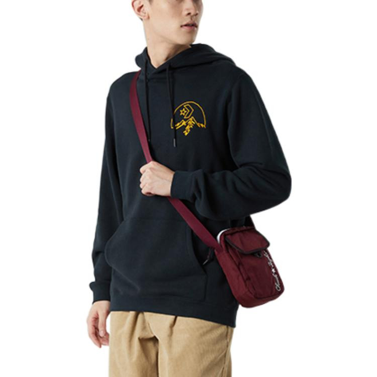 Converse Mountain Logo Hoodie 'Black' 10025050-A01 - 4
