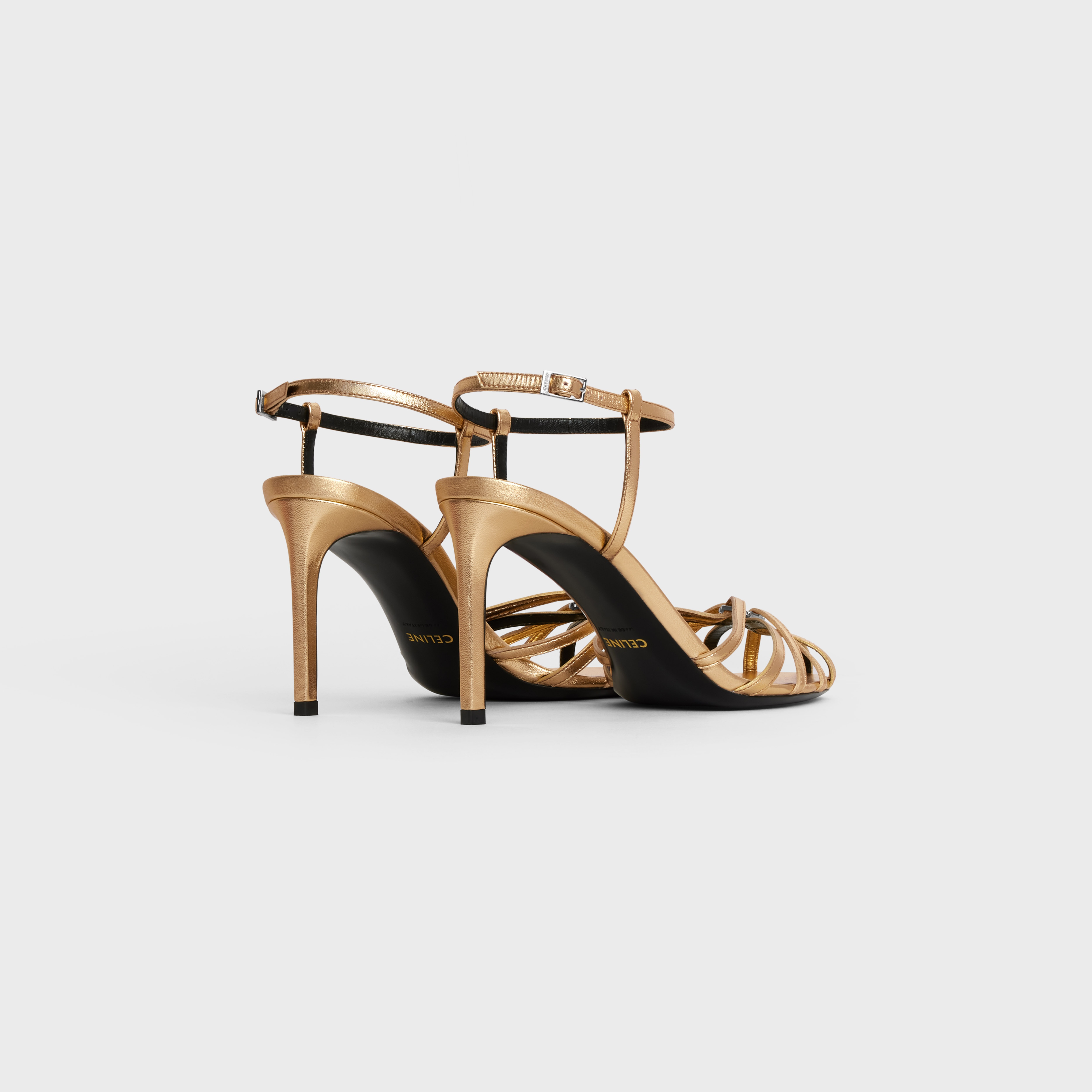 TRIOMPHE SANDAL in Laminated nappa lambskin - 3