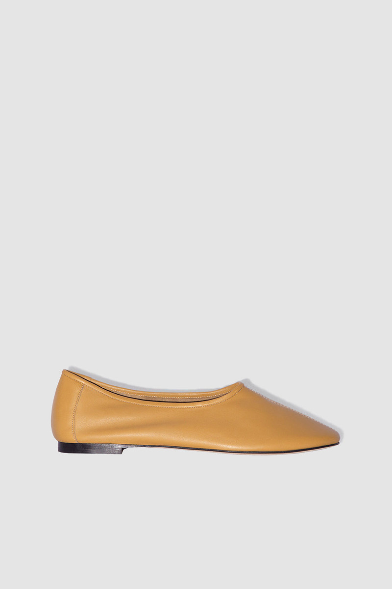 Prudence Cumin Lamb Nappa Leather Ballet Flat 1