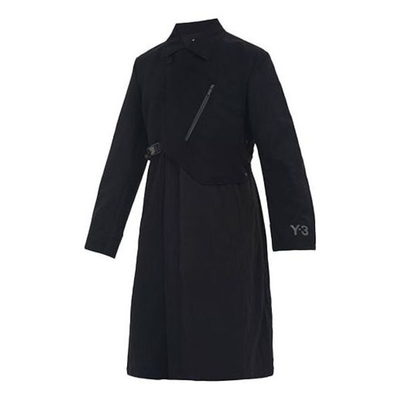 adidas Y-3 CH1 Wool Flannel Coat 'Black' GK4383 1