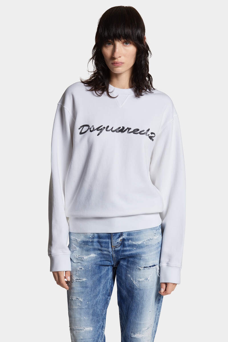 DYED JUST RIGHT FIT DOODLE SWEATSHIRT - 3