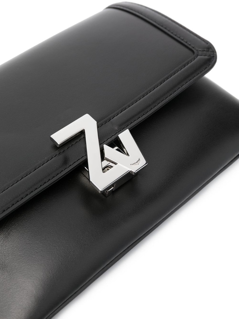 ZV- initial leather crossbody bag 5