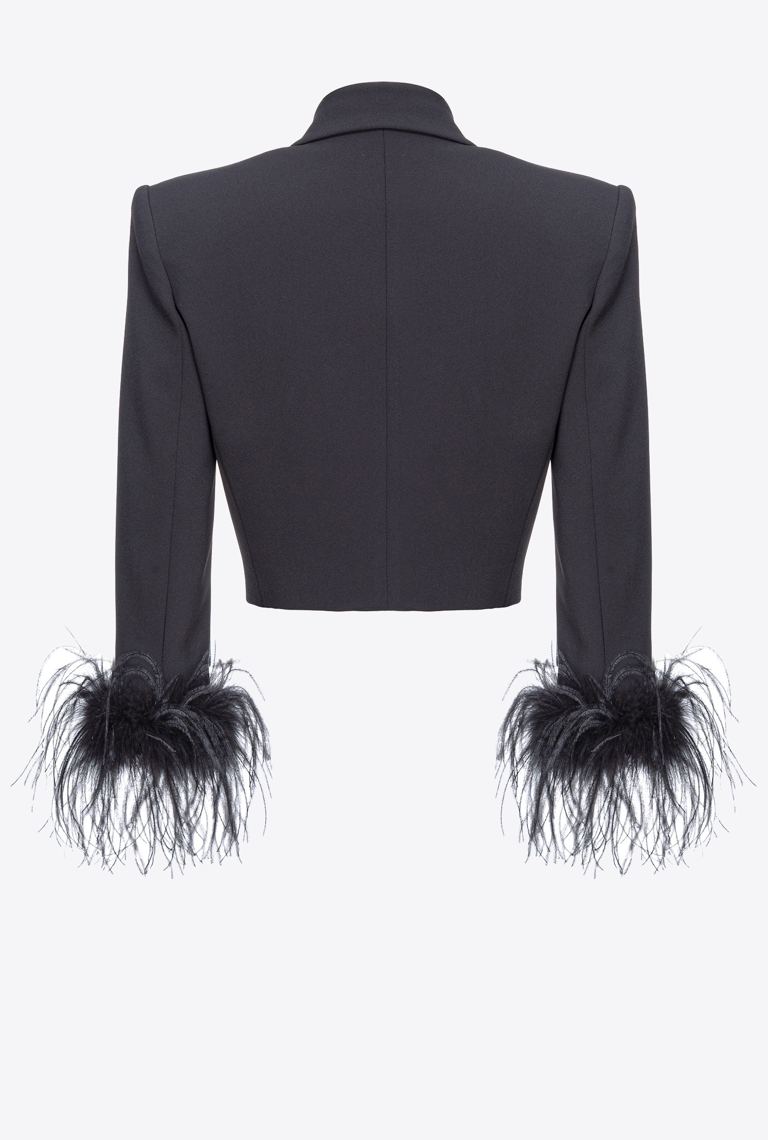 SPENCER JACKET WITH FEATHERS - 2