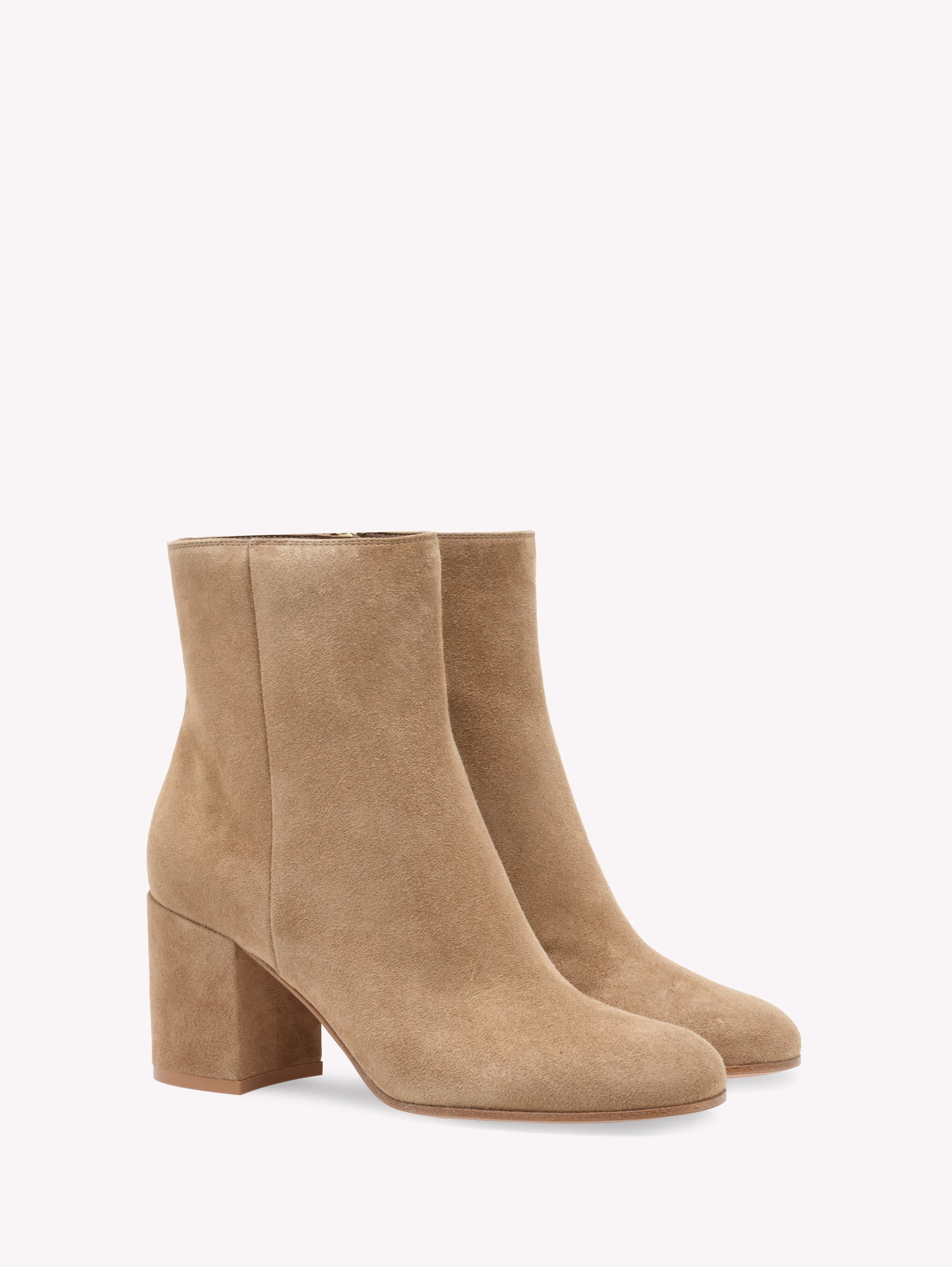 Gianvito Rossi Joelle Booties in Brown at Nordstrom - 2