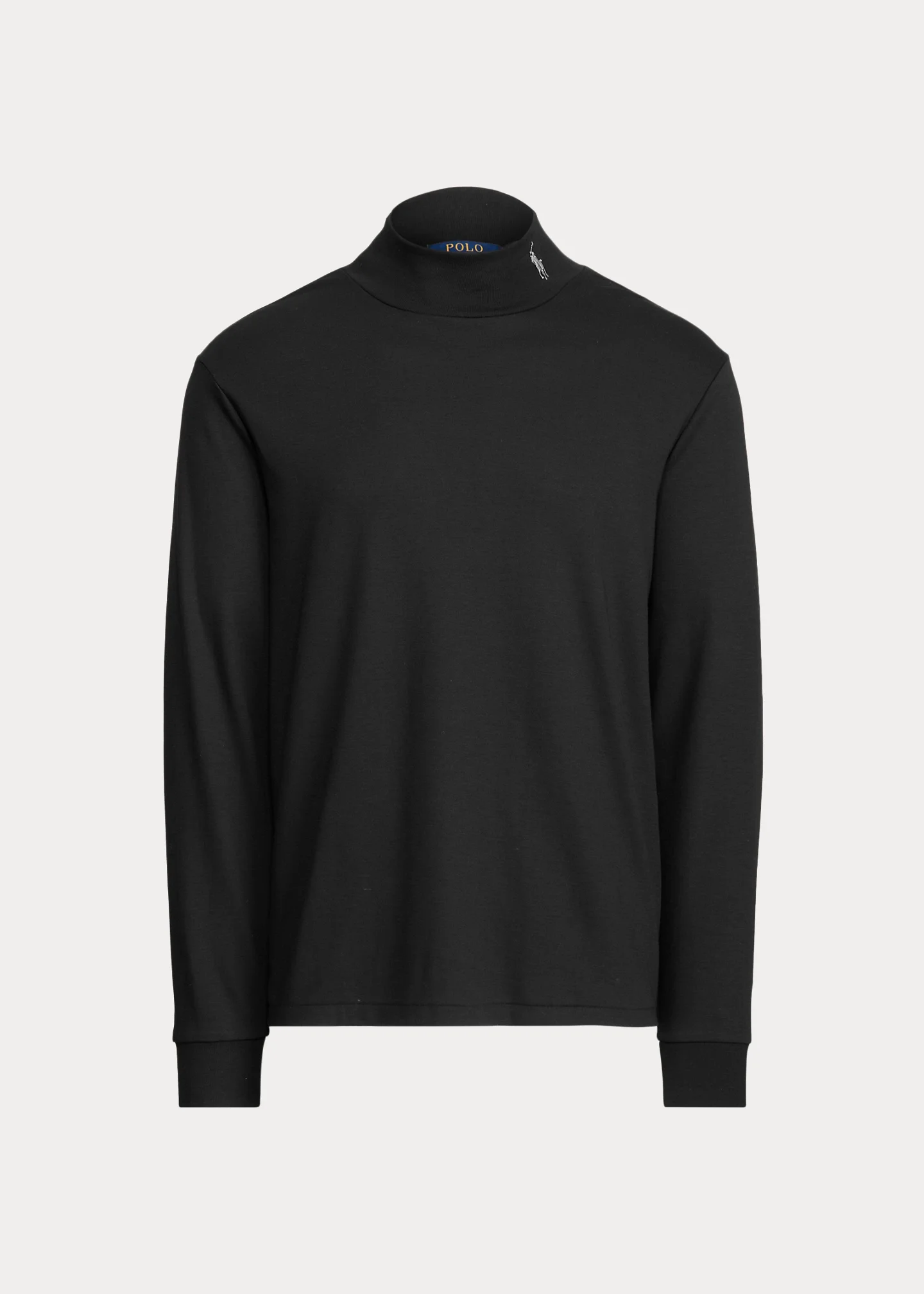 Soft Cotton Mockneck Shirt - 1
