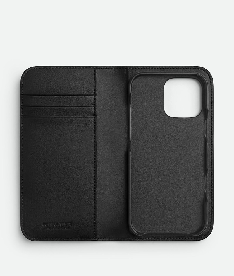 Bottega Veneta Intrecciato Iphone 16 Pro Foglio Case outlook