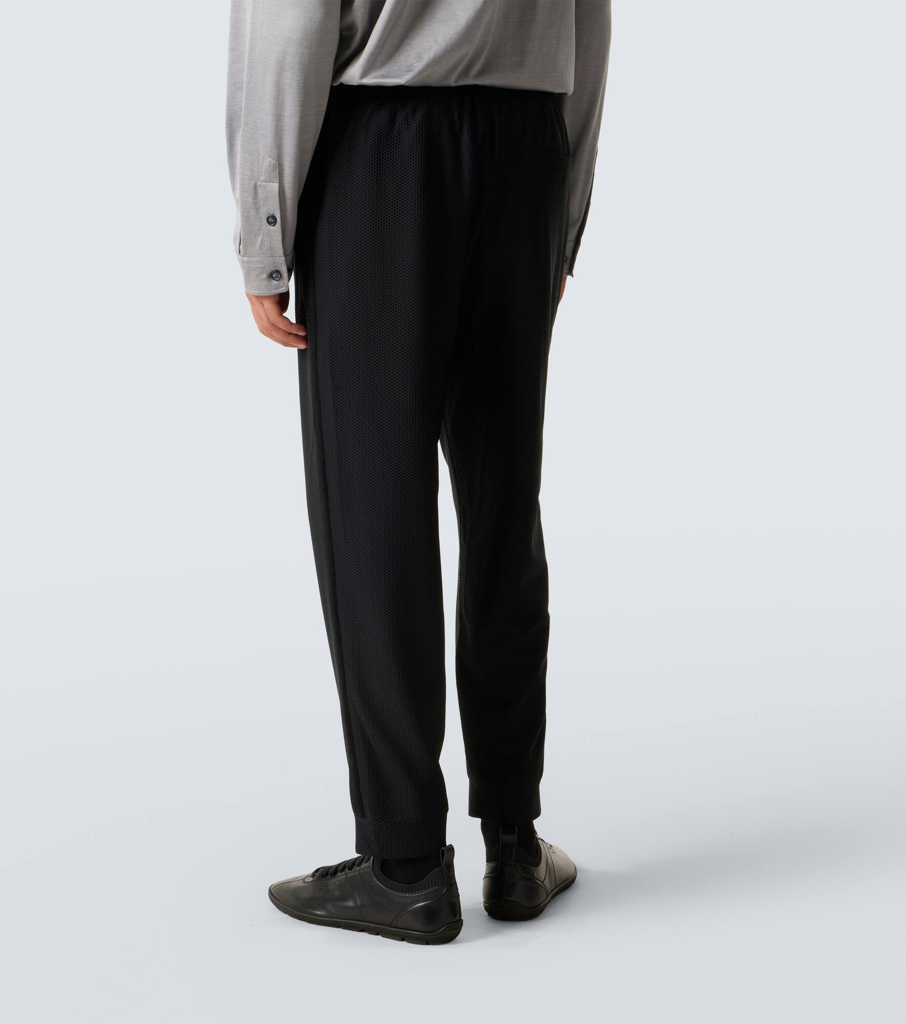 Gaufré straight pants - 4
