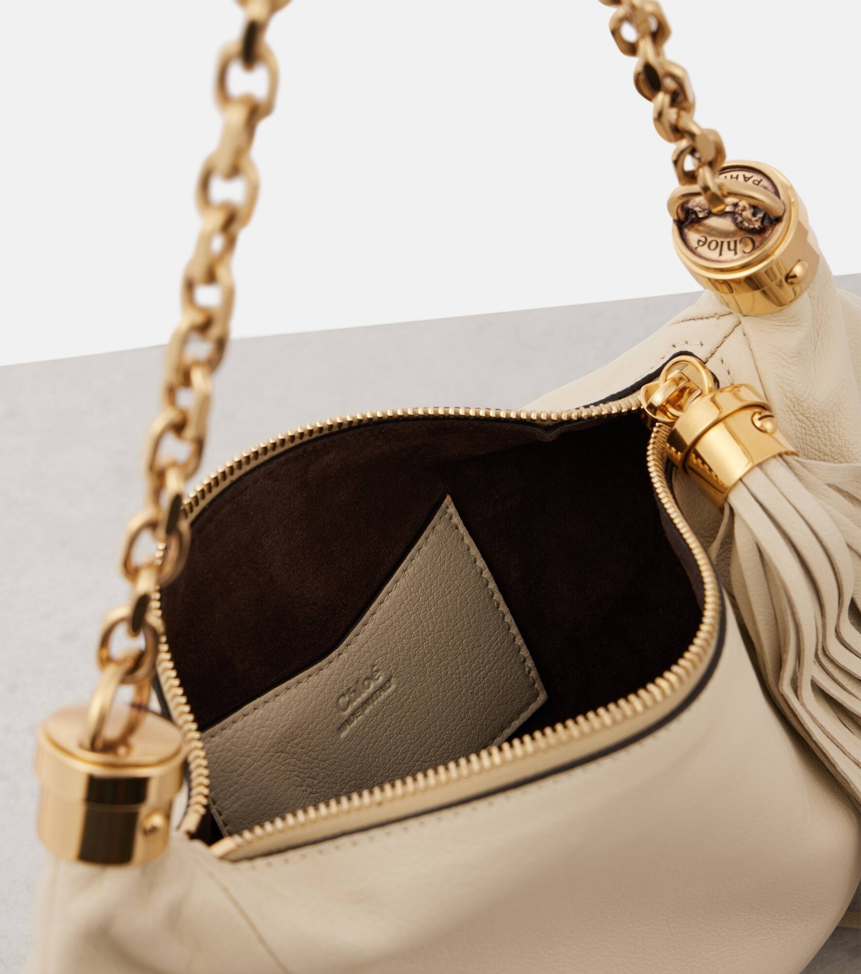 Foulard Small leather shoulder bag - 3