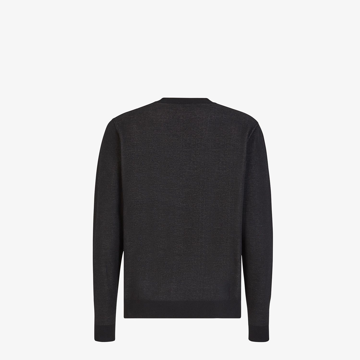 Black cotton sweater - 2