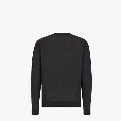 FENDI Black cotton sweater outlook