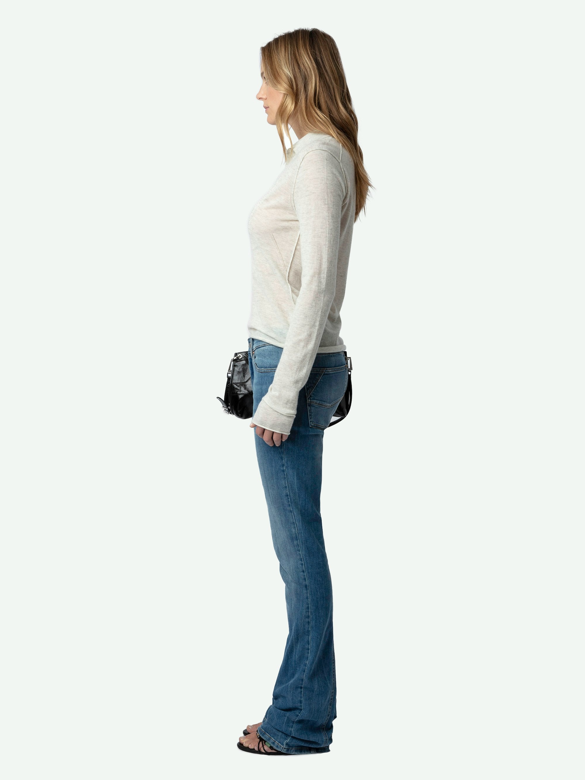 Sally Diamante Cashmere Sweater - 4