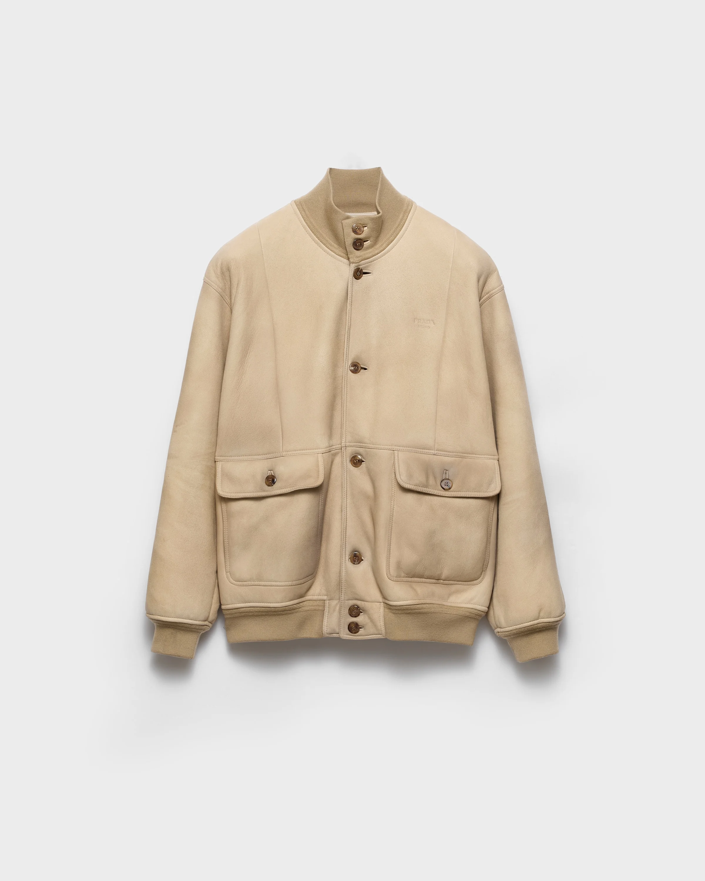 Shearling bomber jacket - 1