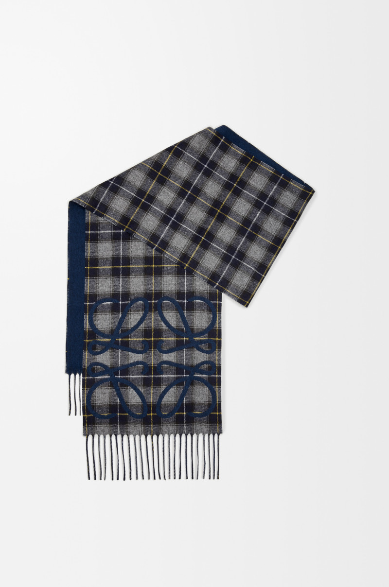 Anagram scarf in silk and cashmere 1