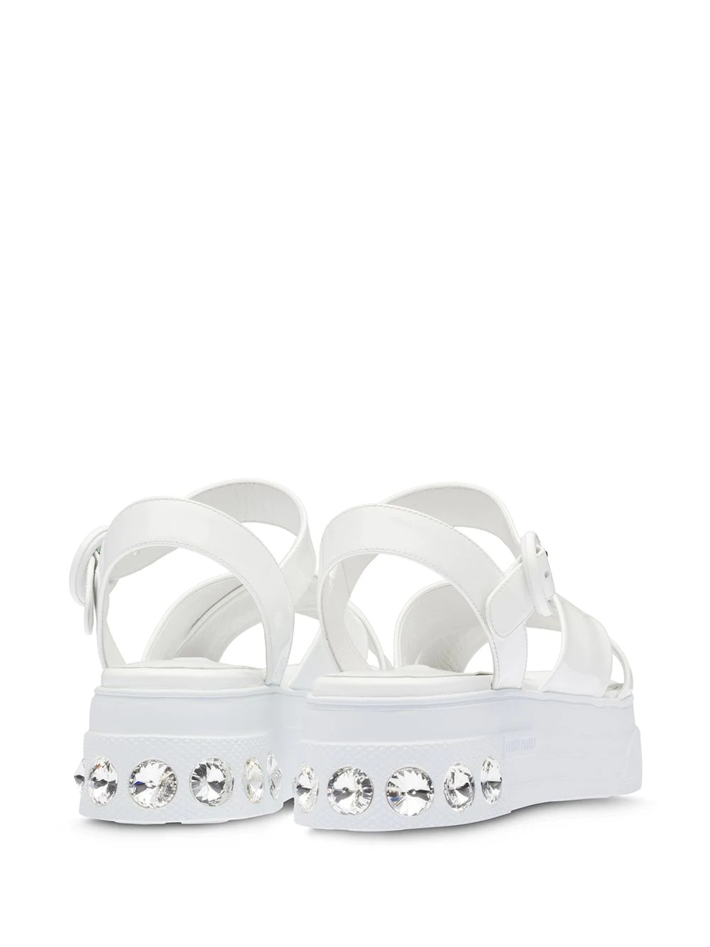 crystal-embellished sandals - 3