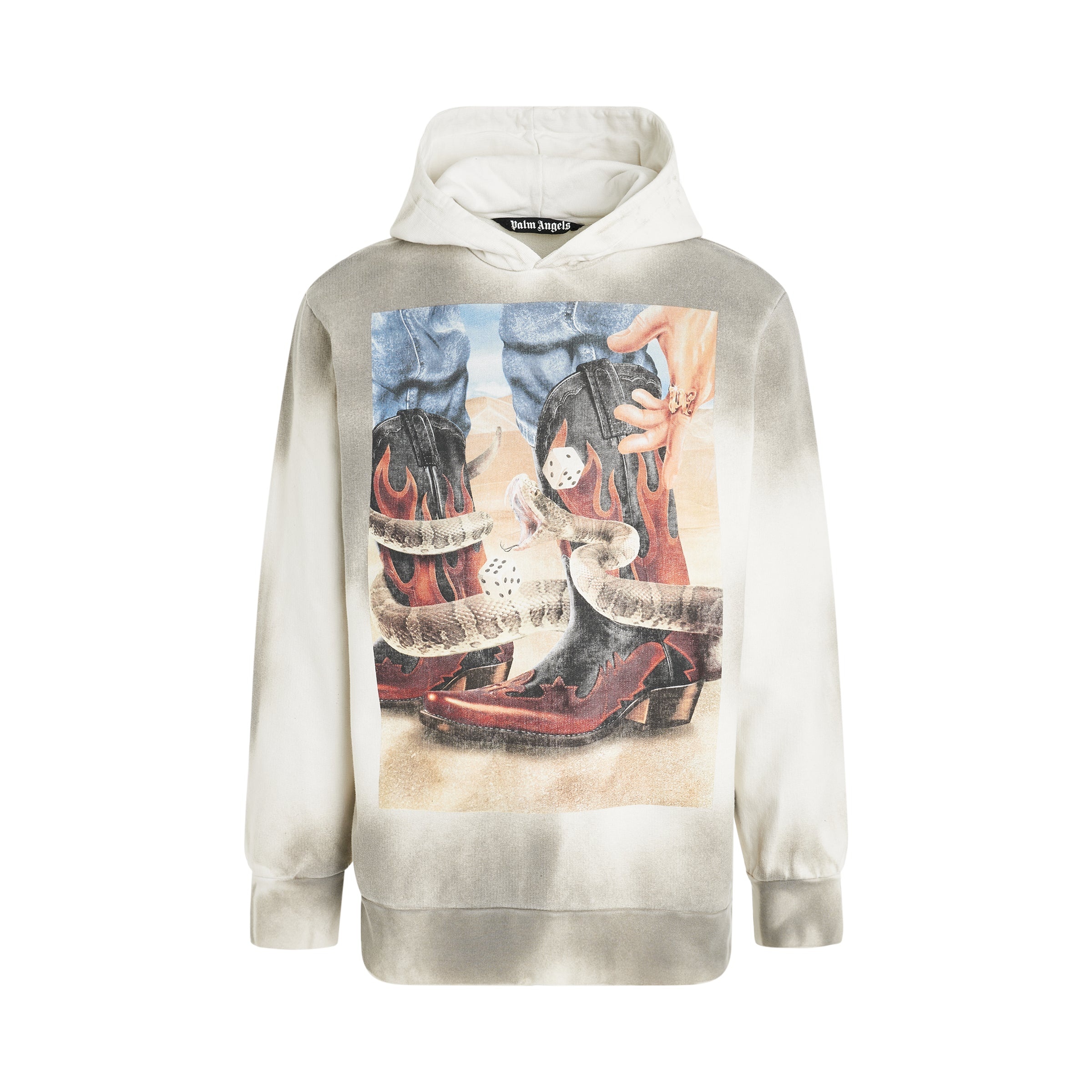 Palm Angels Dice Game Tie Dye Hoodie in Multicolour marais