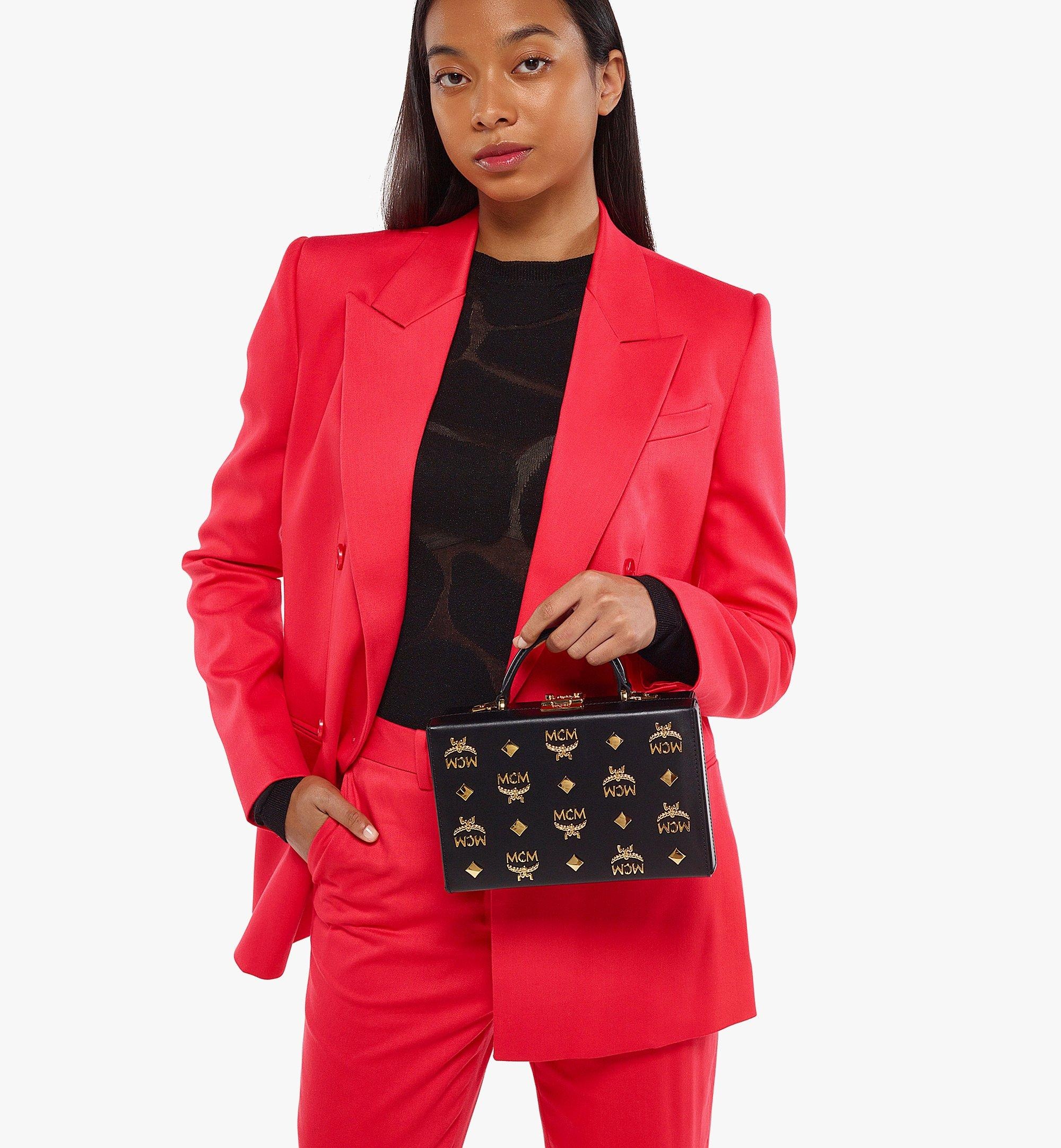 Berlin Crossbody in Gold Monogram Leather - 6