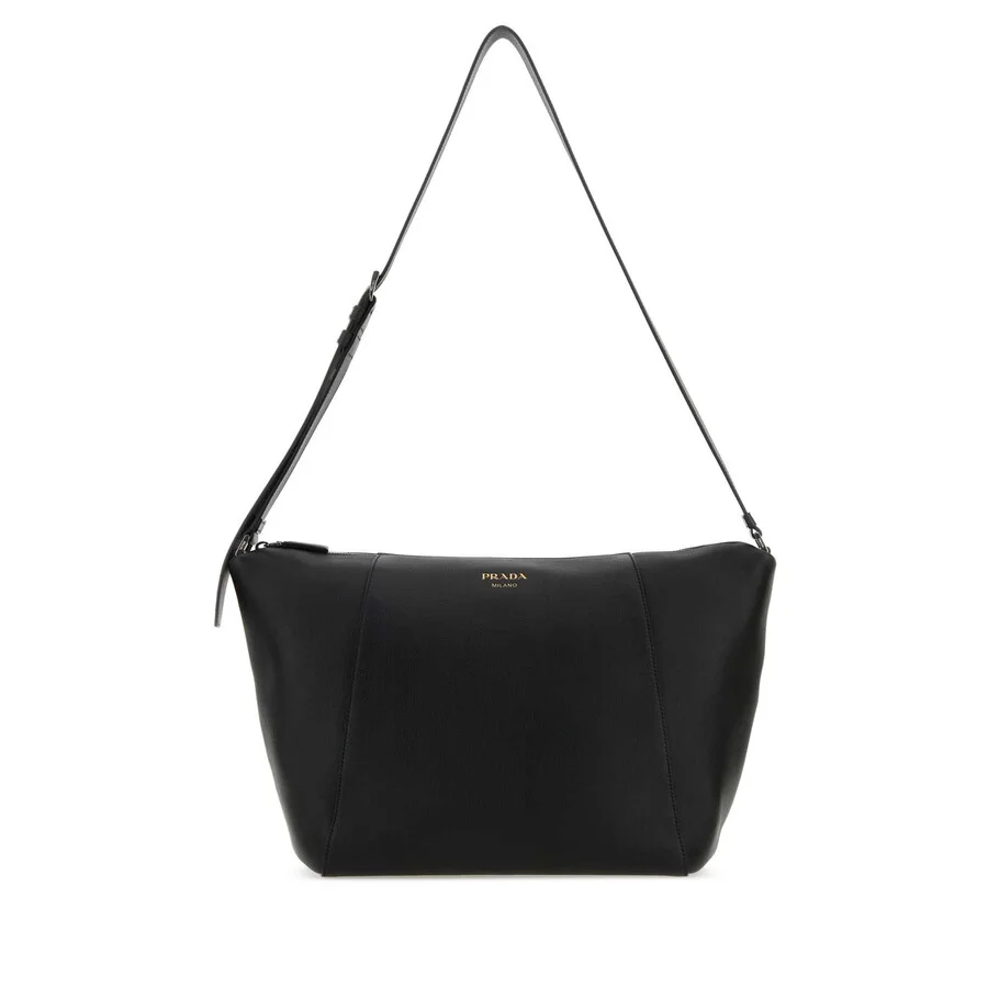 Prada Black Leather Crossbody Bag - 1
