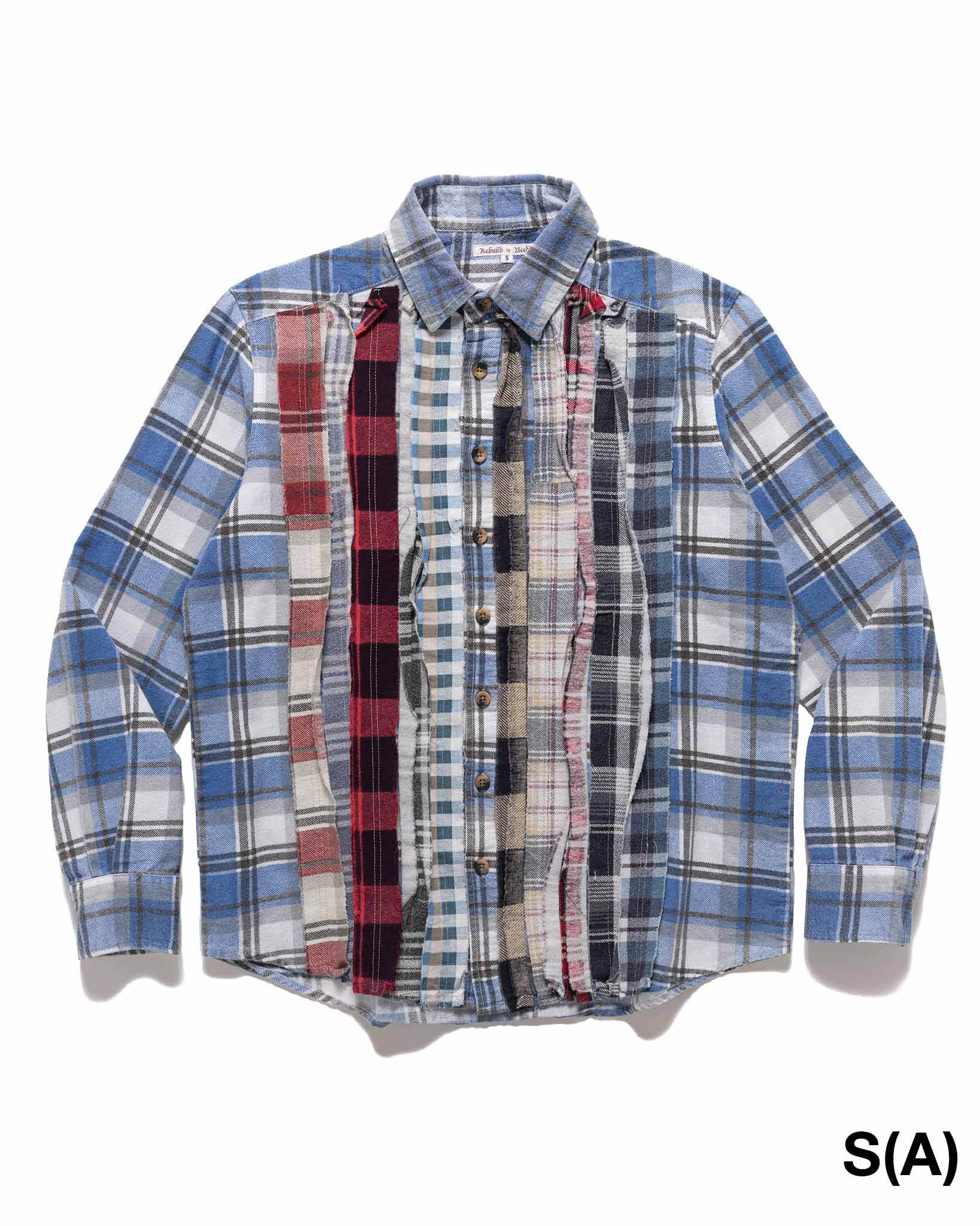 Rebuild by Needles Flannel Shirt -> Ribbon Shirt Assorted - 6