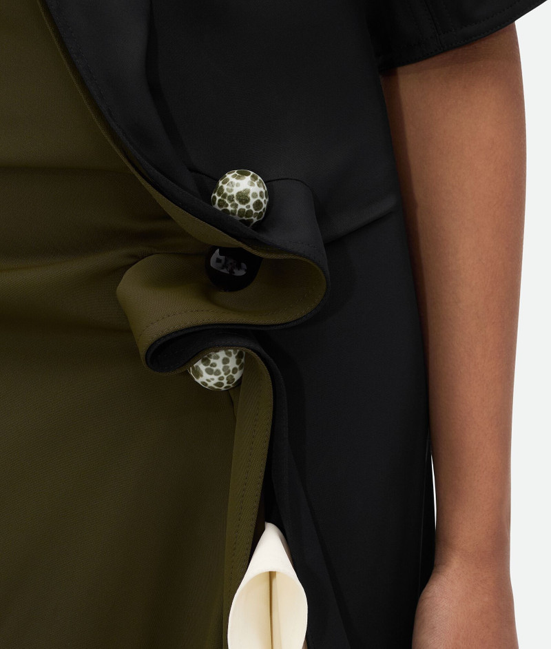 Bottega Veneta Fluid Viscose Piercing Dress outlook