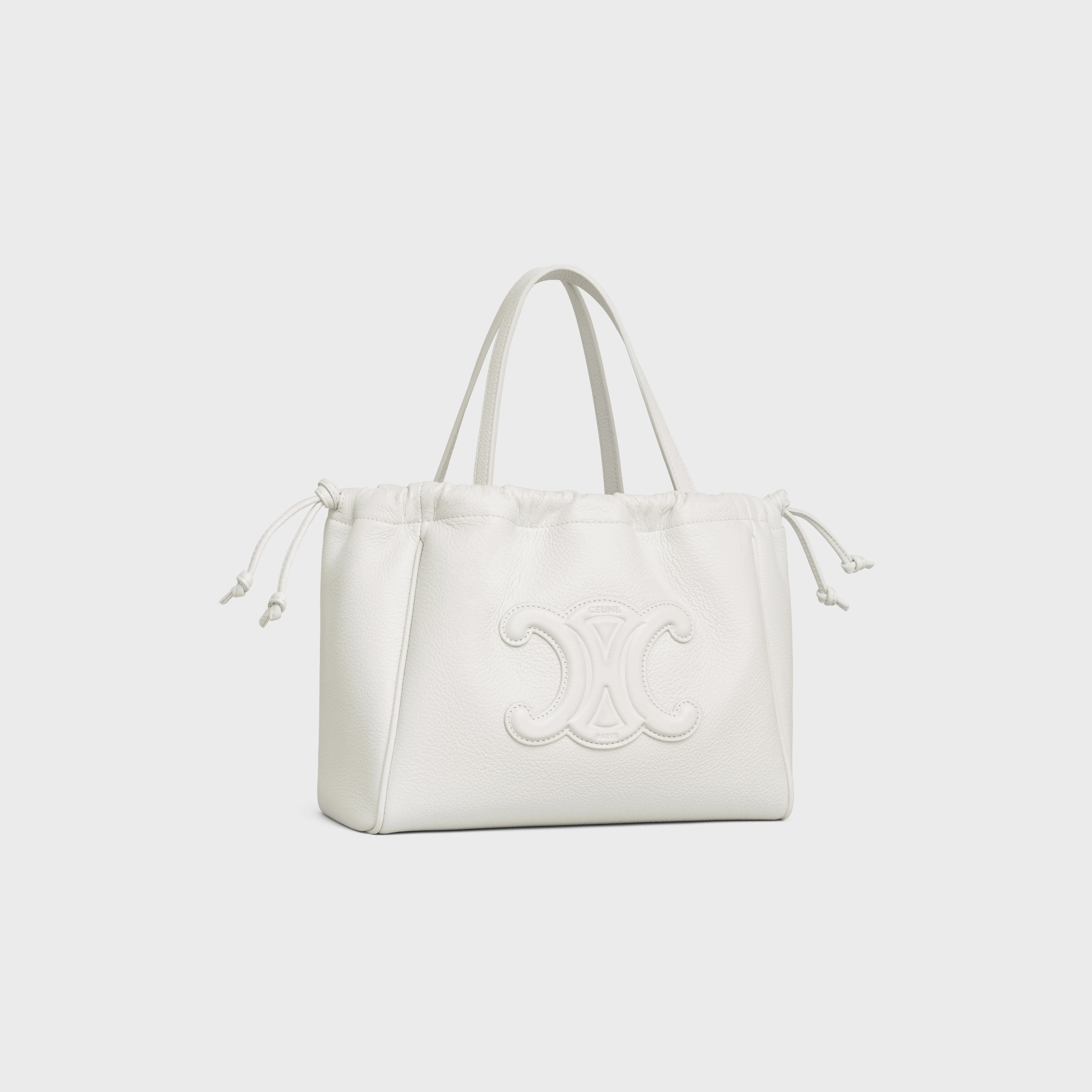 SMALL CABAS DRAWSTRING CUIR TRIOMPHE in Grained calfskin - 2