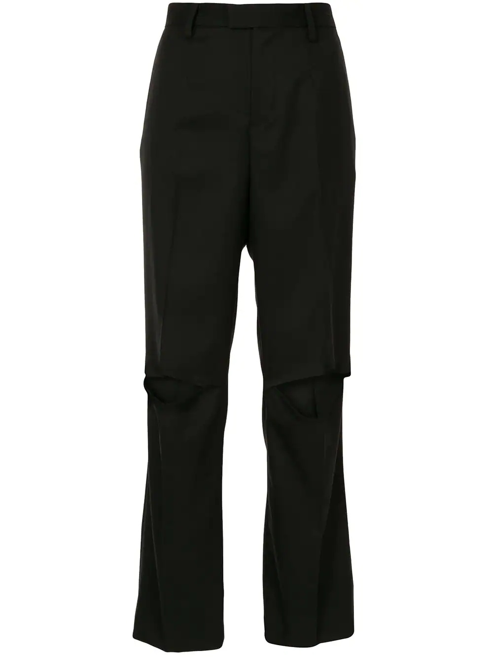 knee slit trousers - 1