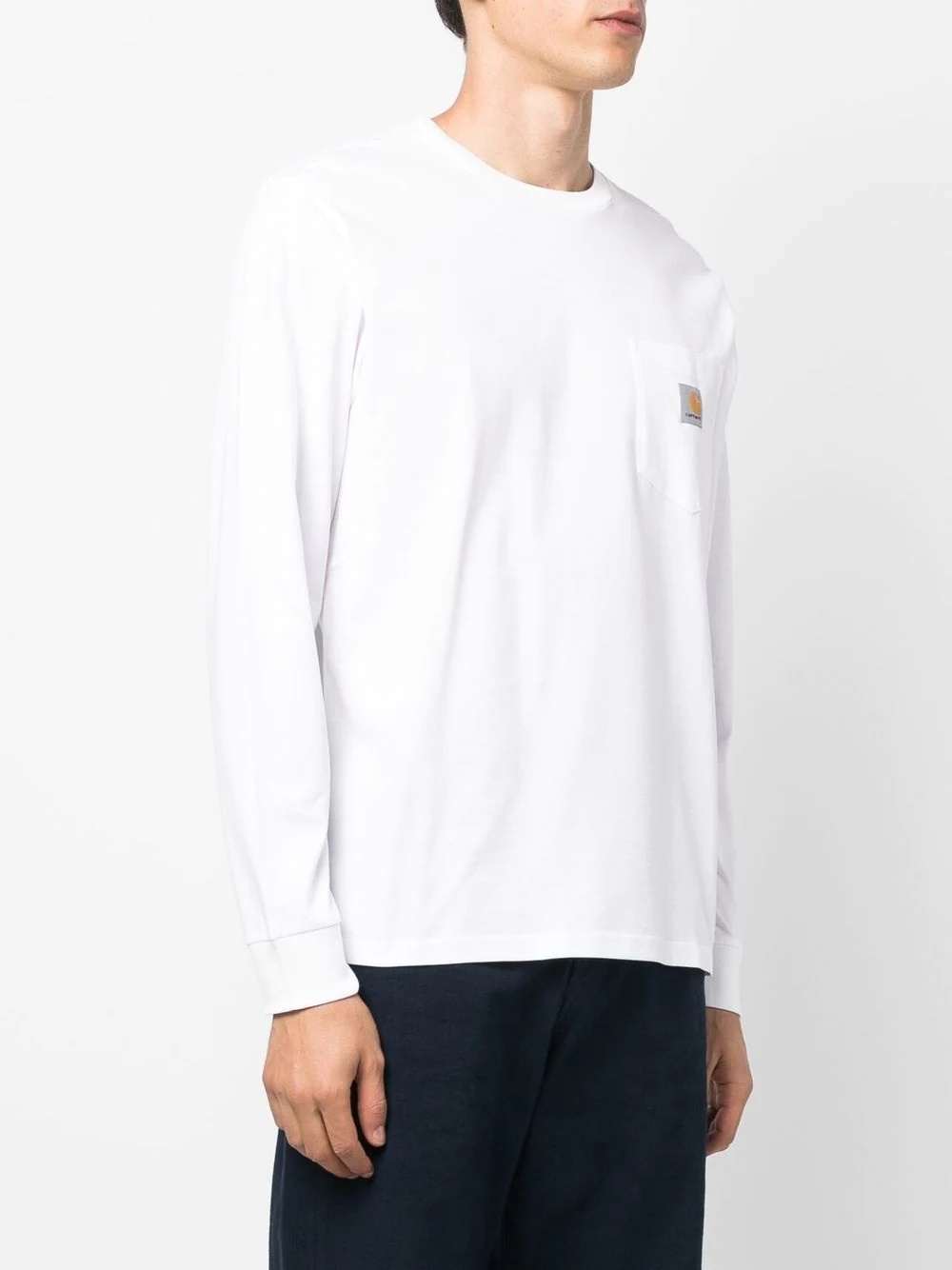 chest logo-patch detail T-shirt - 3