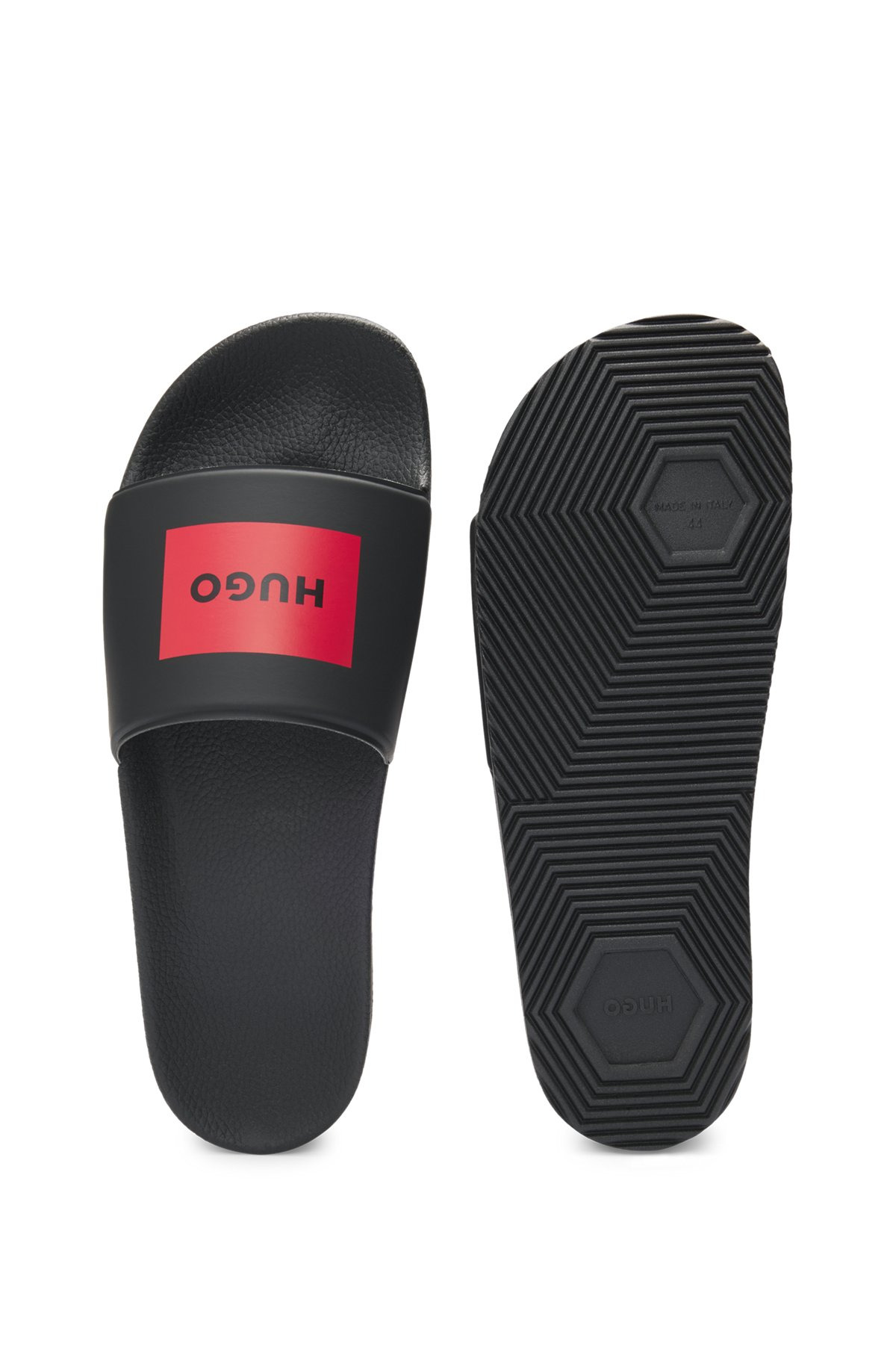 ITALIAN-MADE SLIDES WITH LOGO LABEL - 4