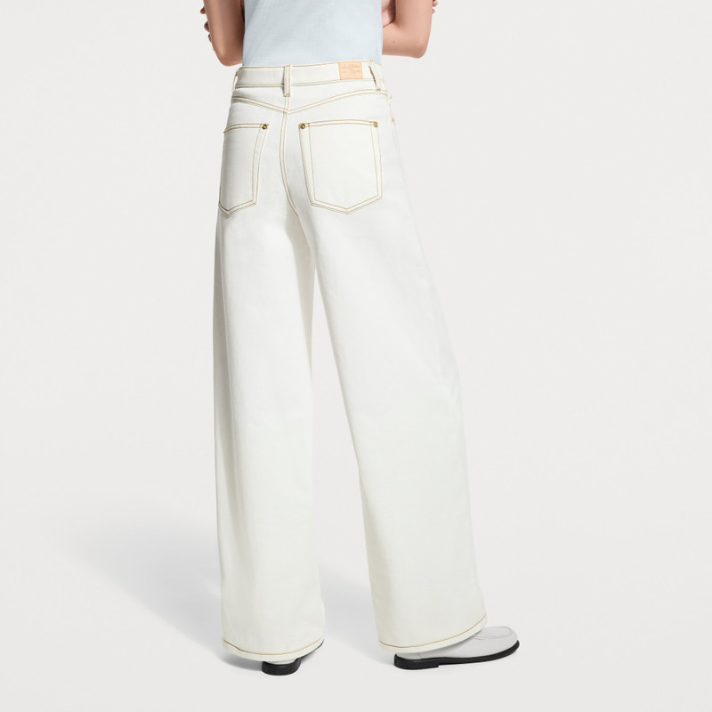 Contrast Stitch Utility Jeans 7