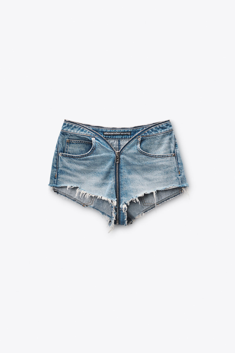 Zip Waistband Dipped V Short 1