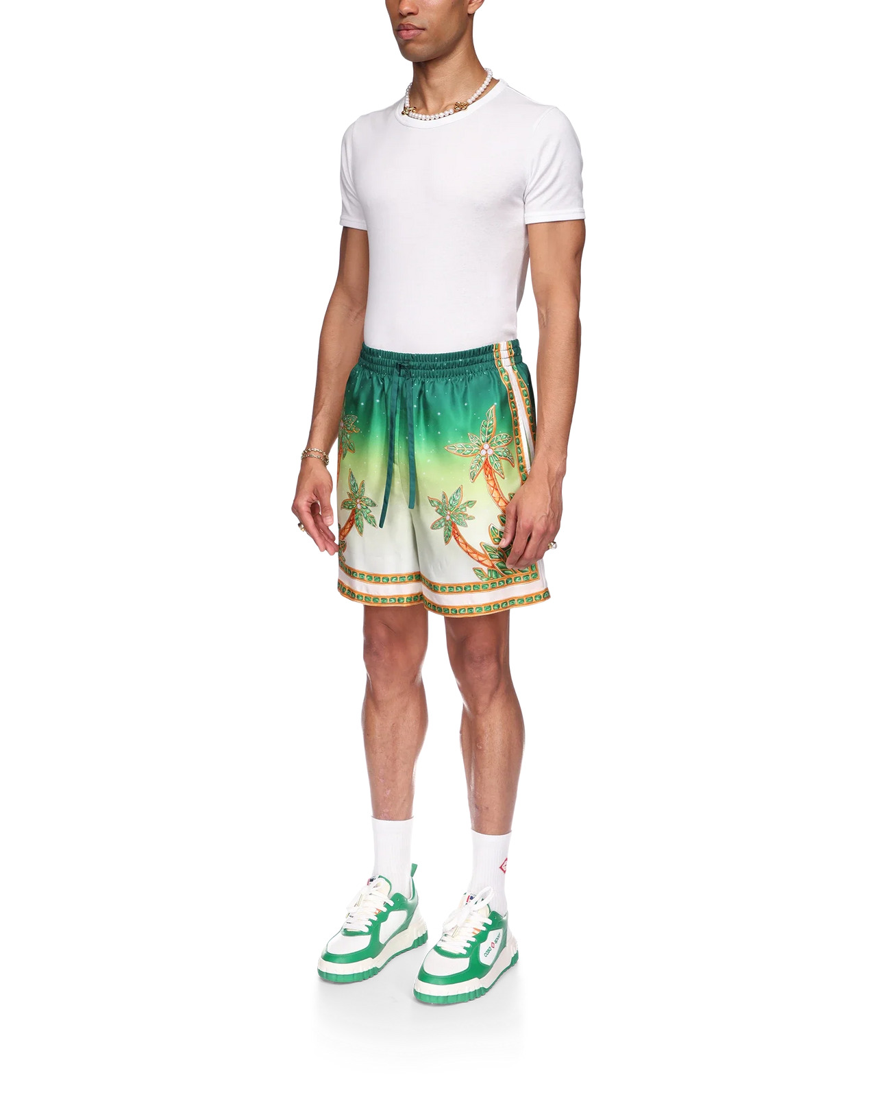 Joyaux D'Afrique Silk Shorts - 3