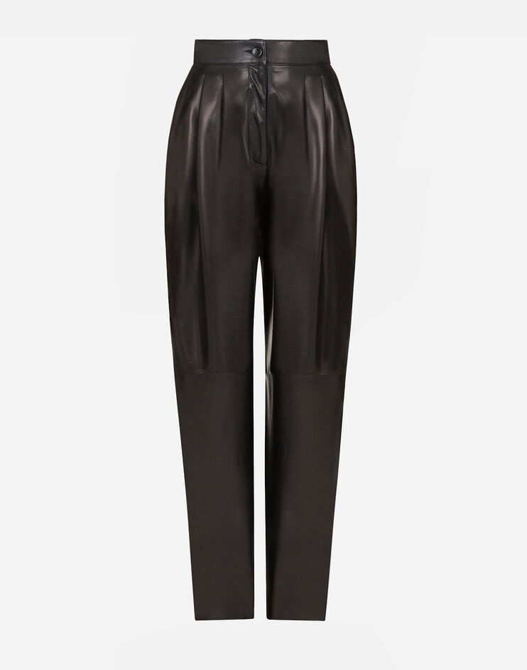 Darted plongé lambskin pants - 3