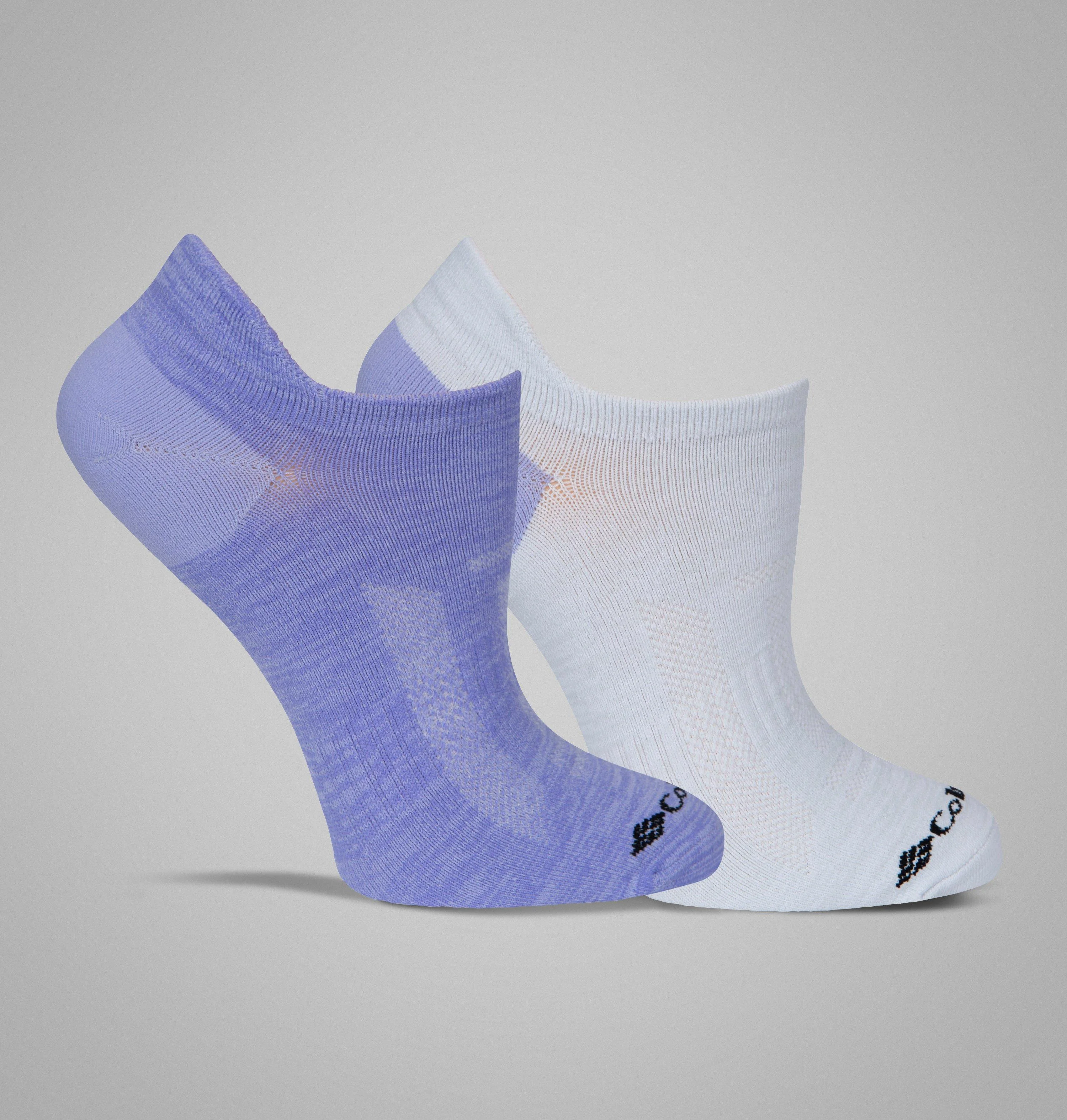 Women's Space Dye BRR No-Show Lightweight Socks - 2 Pack - 1
