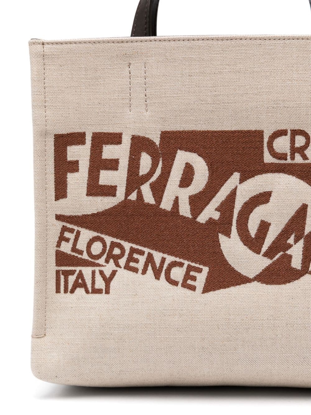 FERRAGAMO logo tote bag | REVERSIBLE